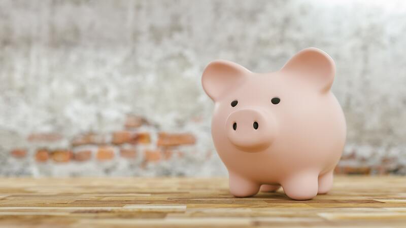 Ein Sparschwein symbolisiert das Ansparen von Vermögen mit einem Fondssparplan - findependent