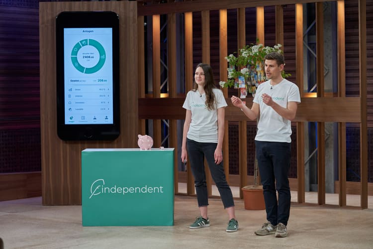 Nadine & Matthias beim Pitch