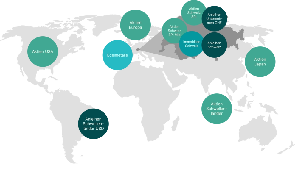findependent ETFs Anlagelösungen findependent ETFs Weltkarte 2024 update