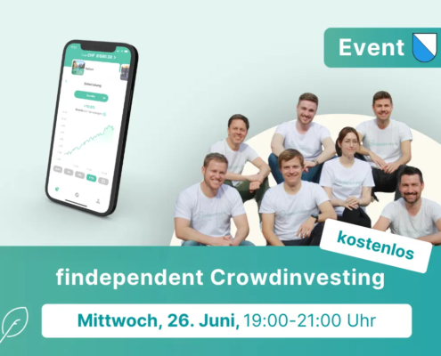 findependent Crowdinvesting Event Zürich Vorschau mit Teamfoto