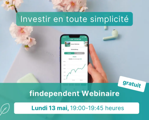 findependent Webinaire Investir en toute simplicité Preview Téléphone portable en main