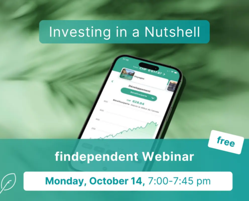 Preview Banner findependent webinar "Investing in a Nutshell"
