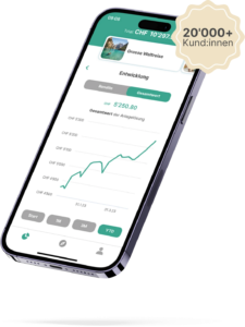 findependent 20'000 Kund:innen findependent 20'000 Kund:innen Mockup App